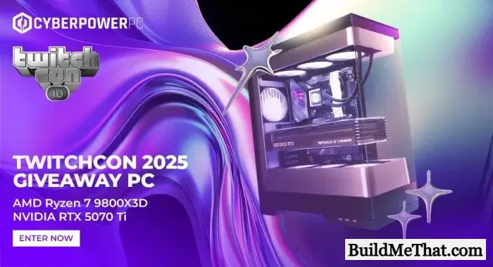 CyberPowerPC RTX 5070 Ti Gaming PC Giveaway