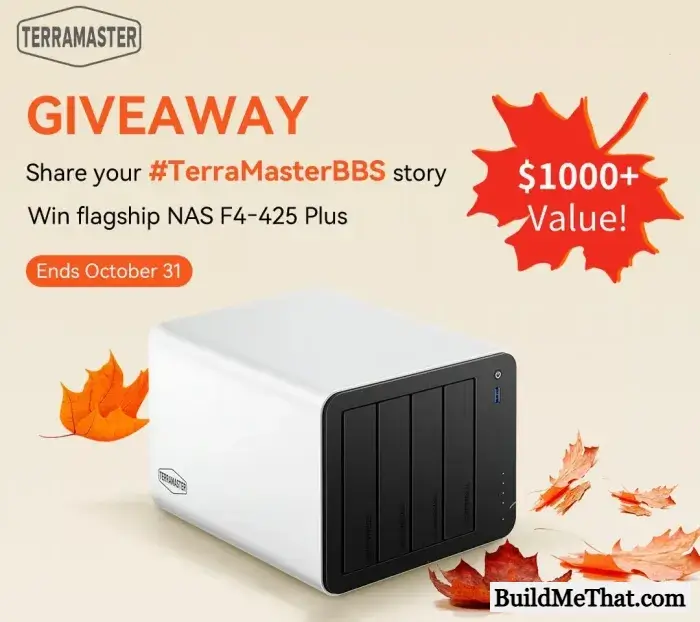 F4-425 Plus Hybrid NAS Giveaway By TerraMaster