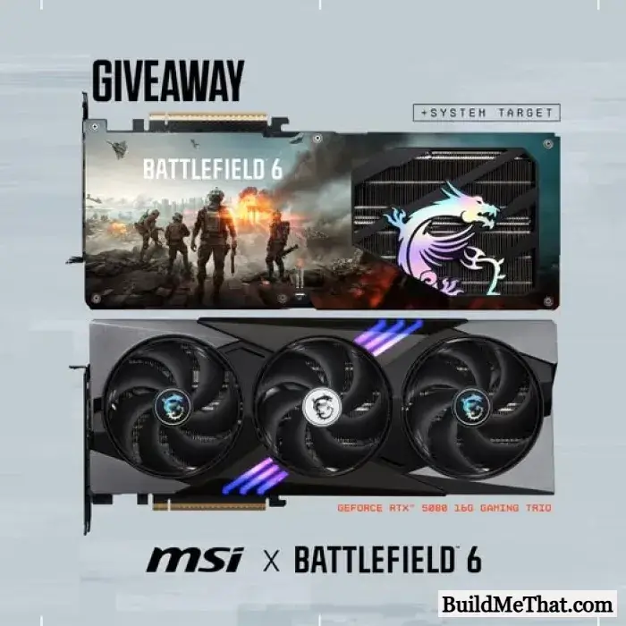 Limited Edition GeForce RTX 5080 Giveaway By MSI Gaming