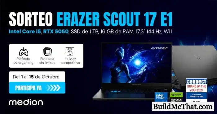 Medion Erazer Scout Gaming Laptop Giveaway