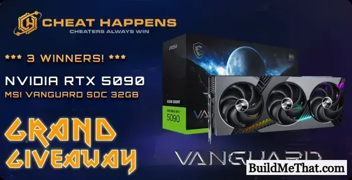MSI VANGUARD RTX 5090 Giveaway By Cheat Happens