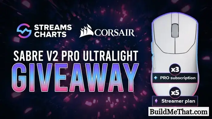 Sabre V2 Mouse Giveaway By Streams Charts