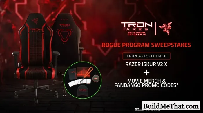 Tron Ares Razer Iskur V2 X Giveaway