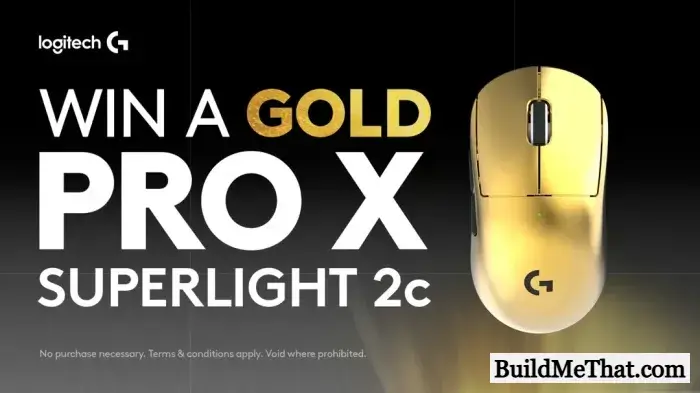 Win a Gold Logitech G Pro X Superlight 2c