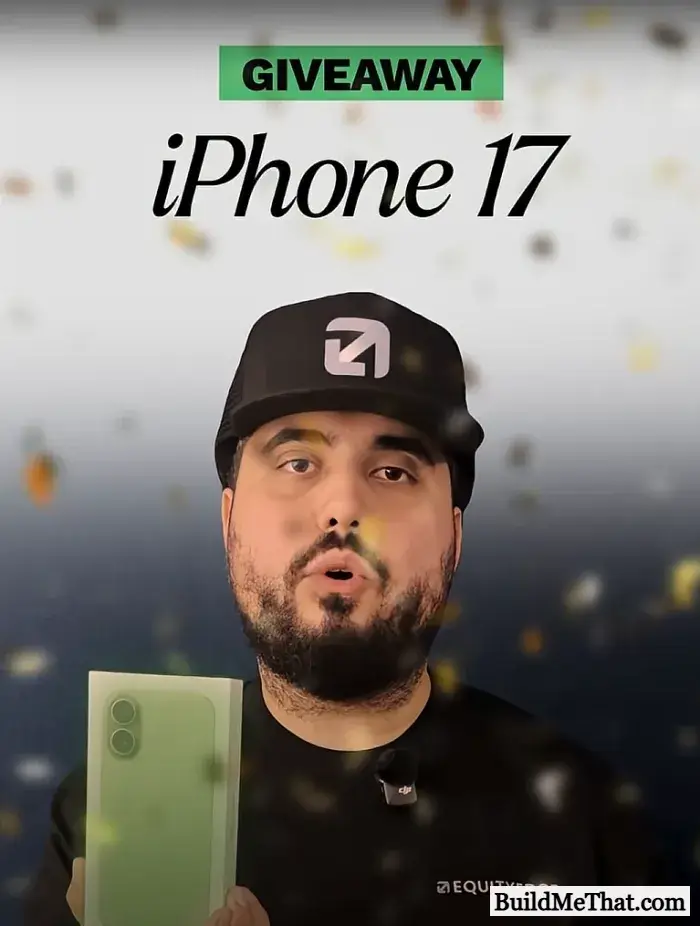 Win an iPhone 17 Giveaway