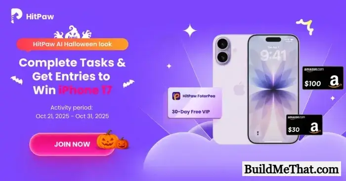 Win Free iPhone 17 Giveaway By HitPawofficial