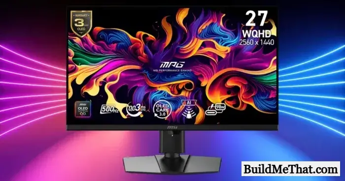 Win MSI MPG 271QR QD-OLED X50 Gaming Monitor