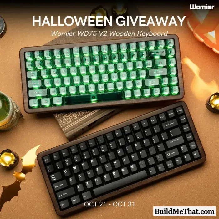 Win Womier WD75 V2 Wooden Keyboard