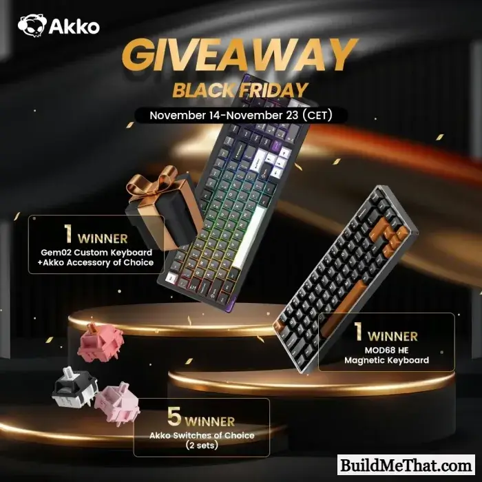 Akko 2025 Black Friday Giveaway