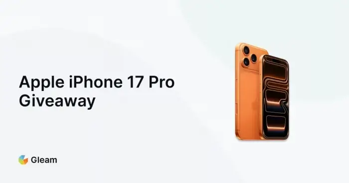Apple iPhone 17 Pro Giveaway
