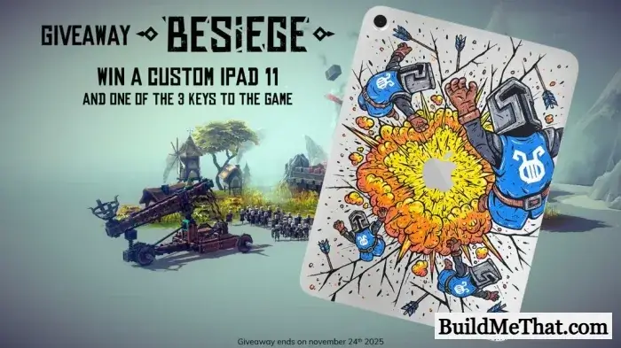 Besiege Custom Ipad Giveaway