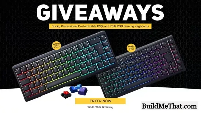 Ducky Fully Customizable Gaming Keyboard Giveaway