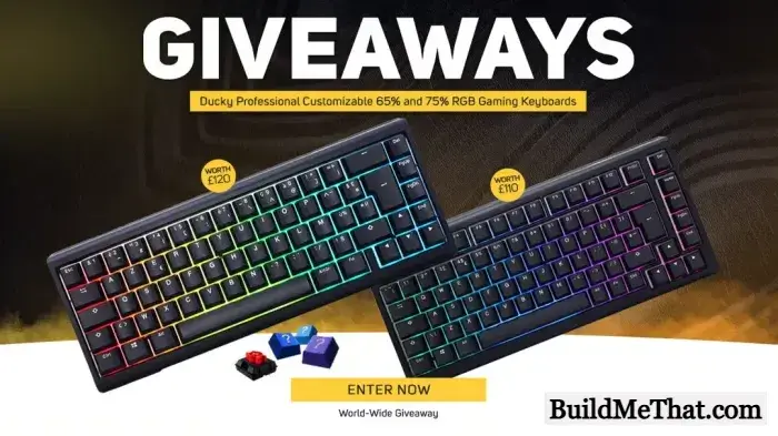 Ducky Fully Customizable Gaming Keyboards Giveaway