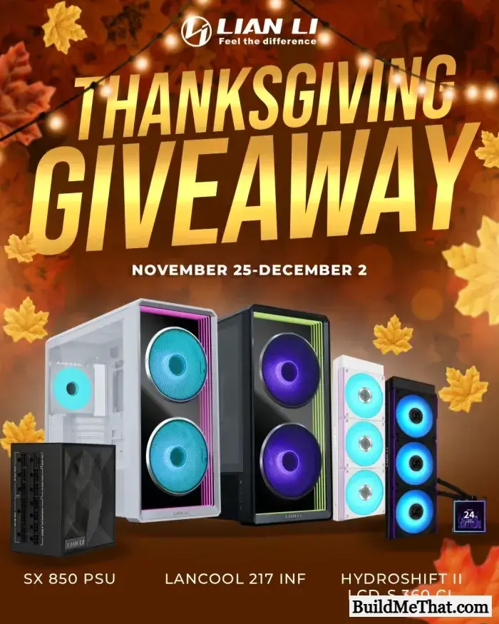 Lian Li Thanksgiving Giveaway