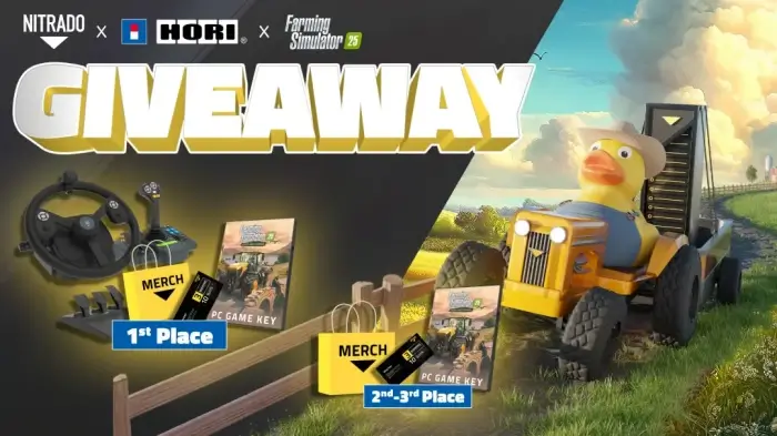 Nitrado x HORI x Farming Simulator Giveaway