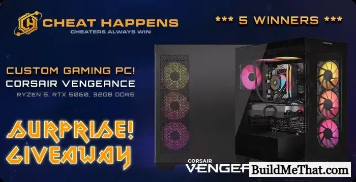 Win 5 CORSAIR VENGEANCE PC Giveaway