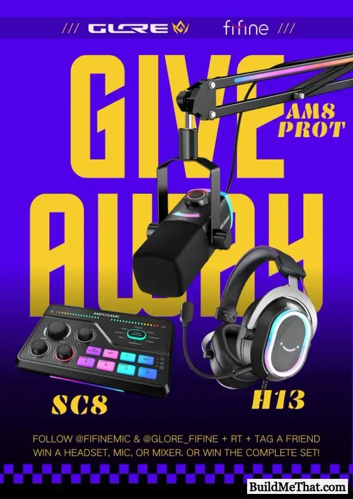 Win AM8 ProT Mic, H13 Headset, SC8 Mixer Giveaway