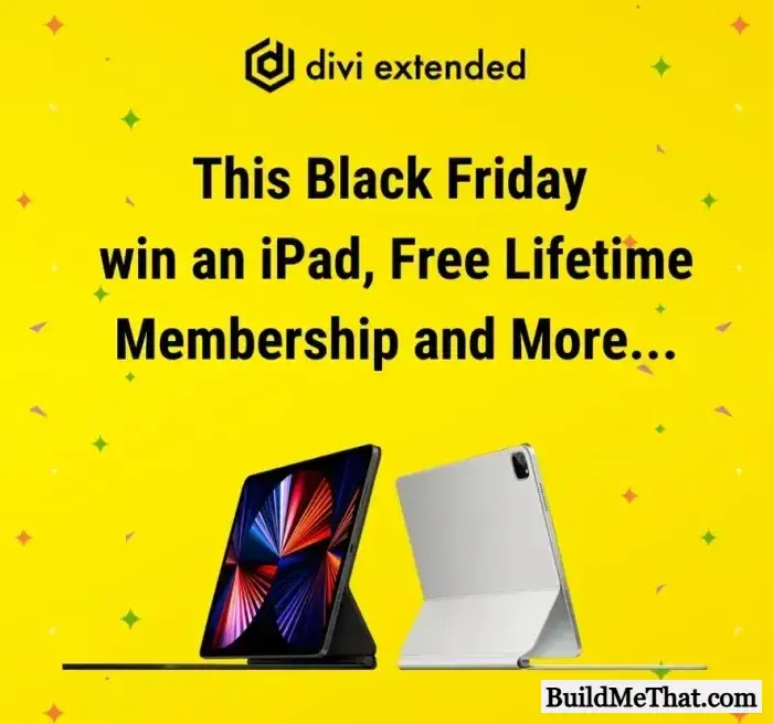 Win Apple iPad By Divi Extended