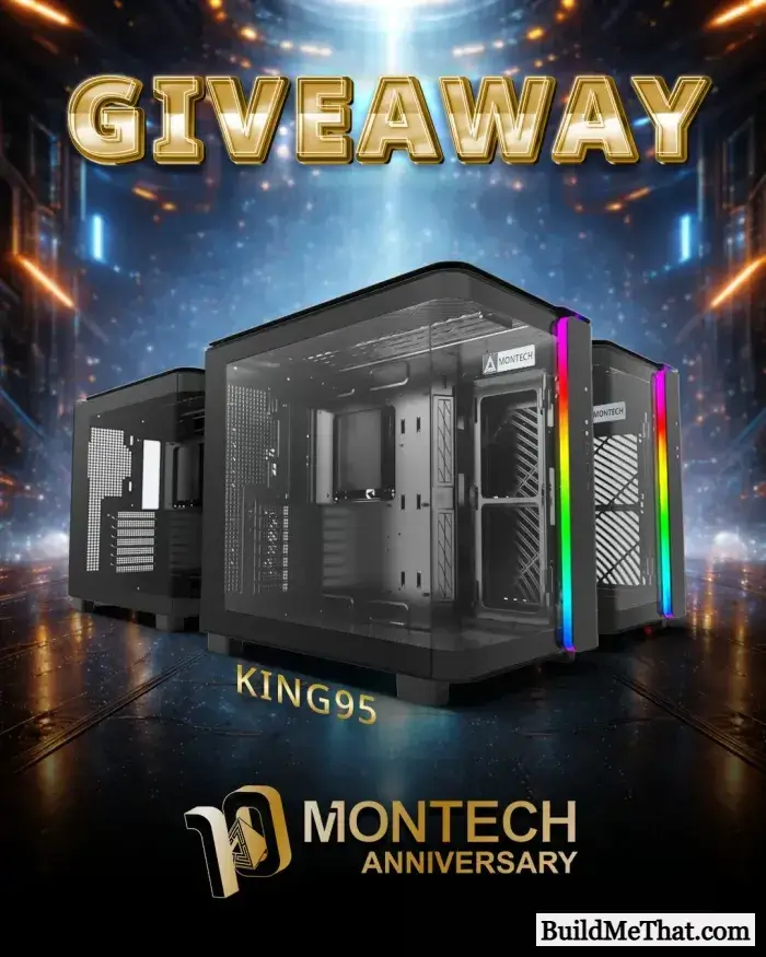 3 KING 95 Black PC Case Giveaway By MONTECH
