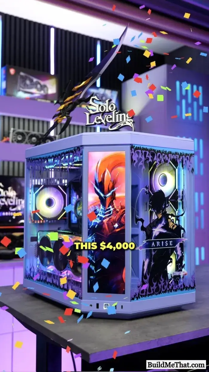 Custom Solo Leveling Hyte Y70 Themed PC Giveaway