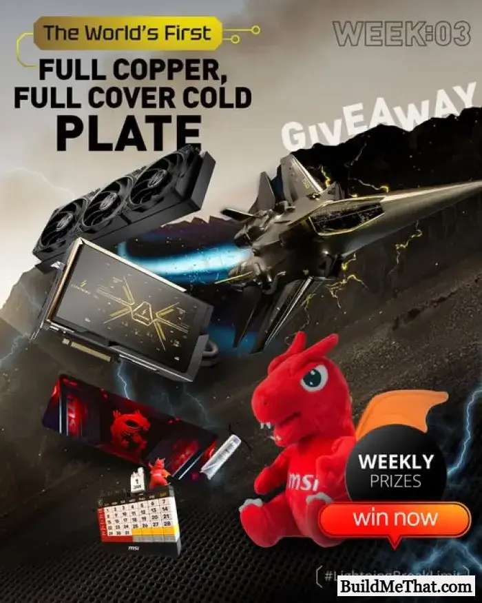 GeForce RTX 5090 Giveaway By MSI