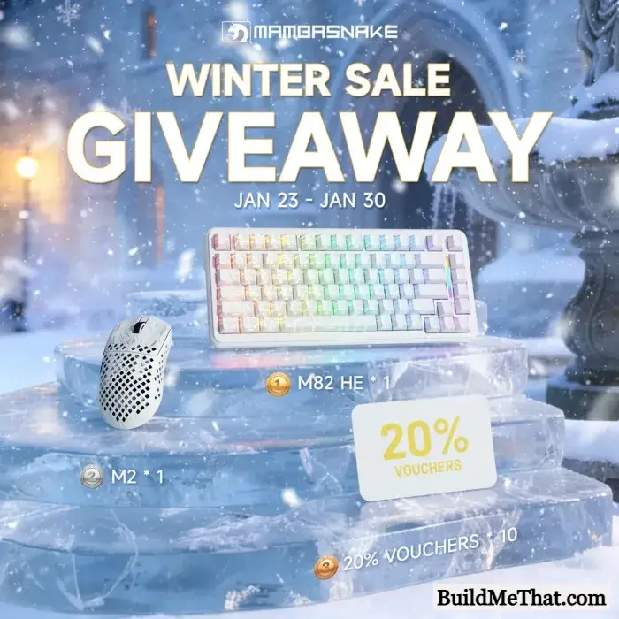 MAMBASNAKE Winter Keyboard Giveaway
