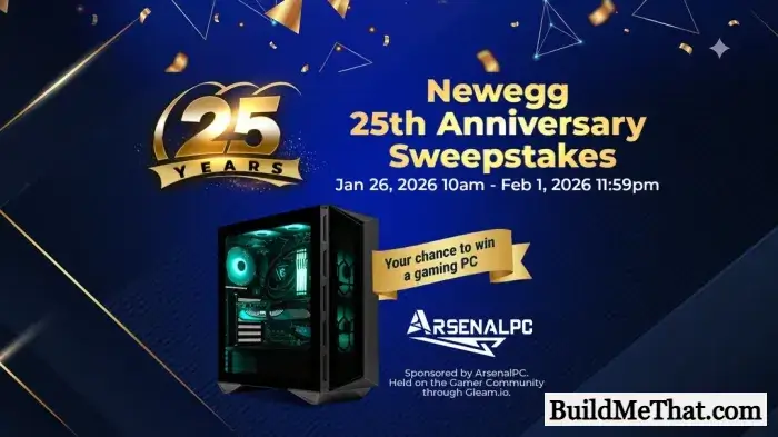Newegg 25th Anniversary Gaming PC Sweepstakes