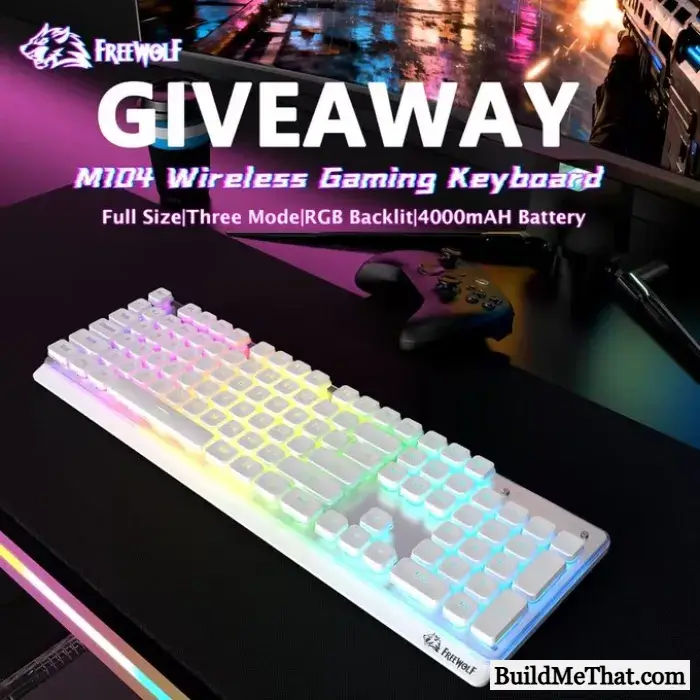 FREEWOLF M104 Gaming Keyboard GIVEAWAY