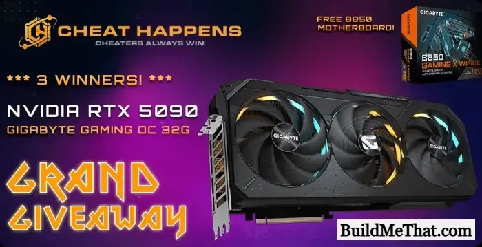 Gigabyte RTX 5090 Giveaway By Cheat Happens