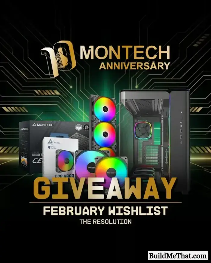MONTECH 10th Anniversary February GLOBAL Giveaway