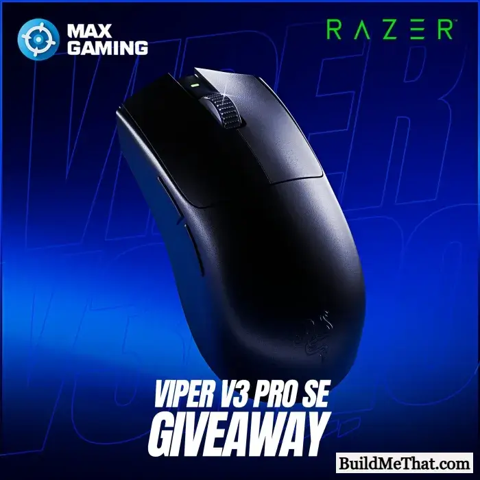 Razer Viper V3 Pro SE Giveaway By MaxGaming