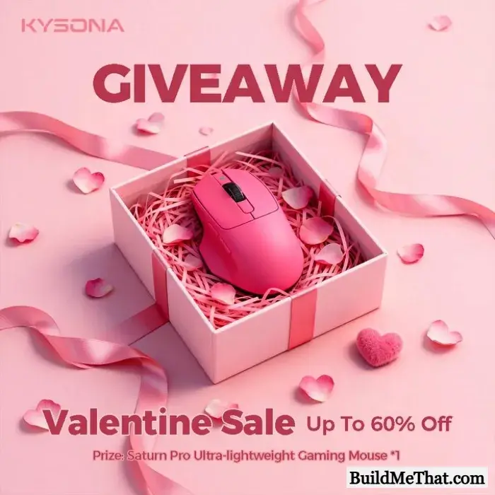 Saturn Pro Pink Gaming Mouse Giveaway