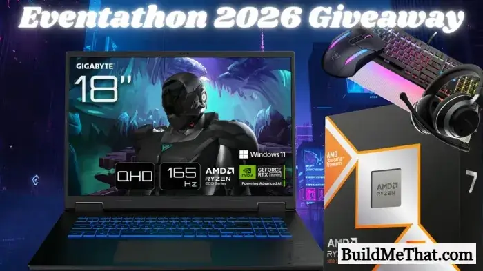Win GIGABYTE GAMING A18 Gaming Laptop By Eventathon
