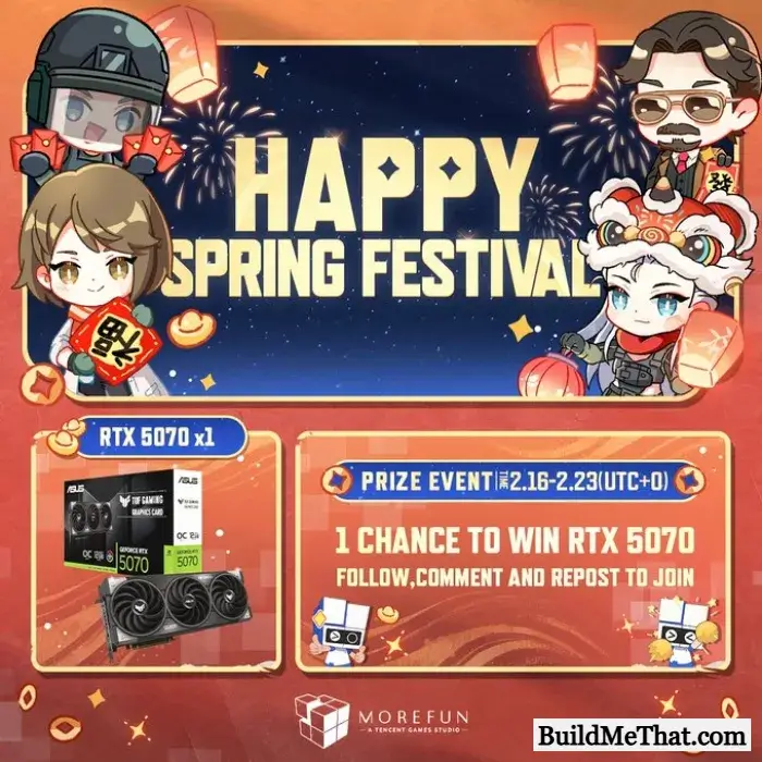 Win RTX 5070 By MoreFun Studios