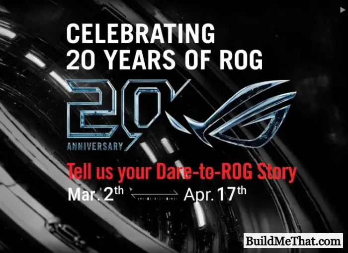 Celebrating 20 years of ROG Giveaway