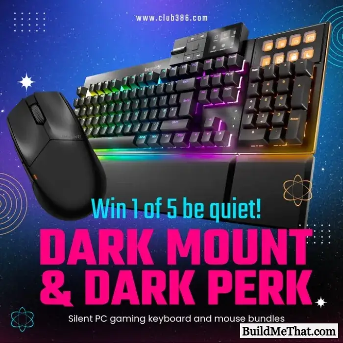 Dark Mount Keyboard and Dark Perk Mouse Combo Giveaway