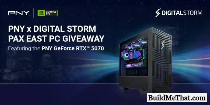 PNY x Digital Storm RTX 5070 Gaming PC Giveaway