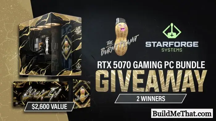 RTX 5070 Gaming PC Giveaway By TheBurntPeanut