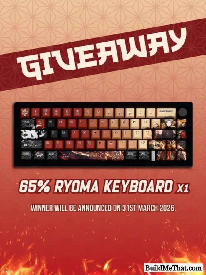 Ryoma Barrenwort 65% Keyboard Giveaway By Huat GG