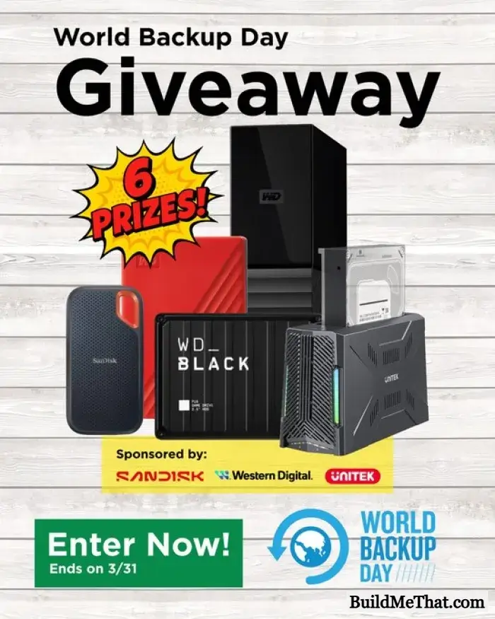Win 6 Backup Drives From SanDisk, WD and Unitek