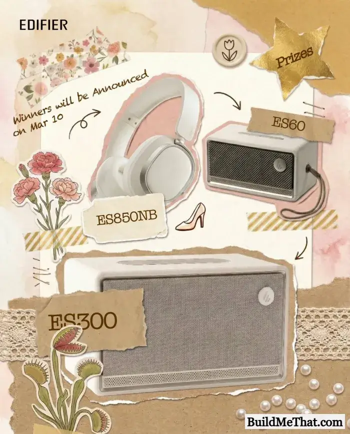 Win ES300 Speaker, ES850NB Headphones or ES60 Speaker