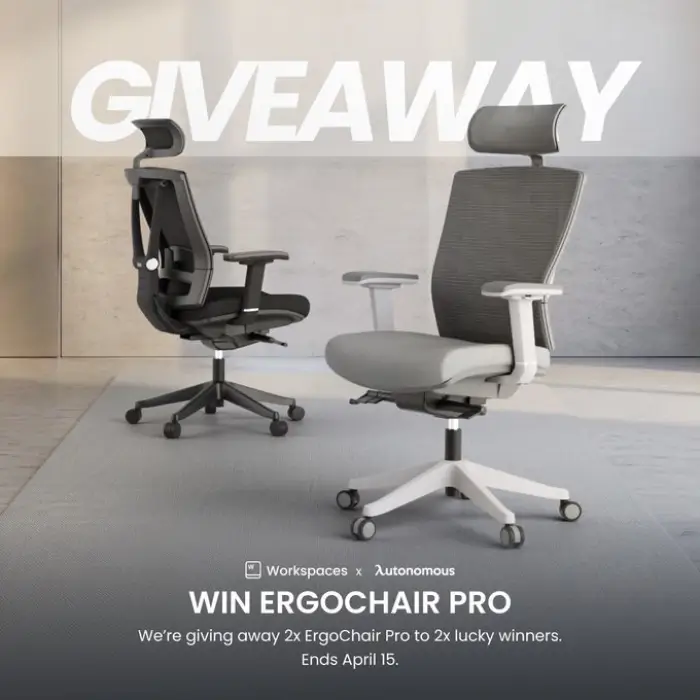 2 ErgoChair Pro Giveaway By Workspaces