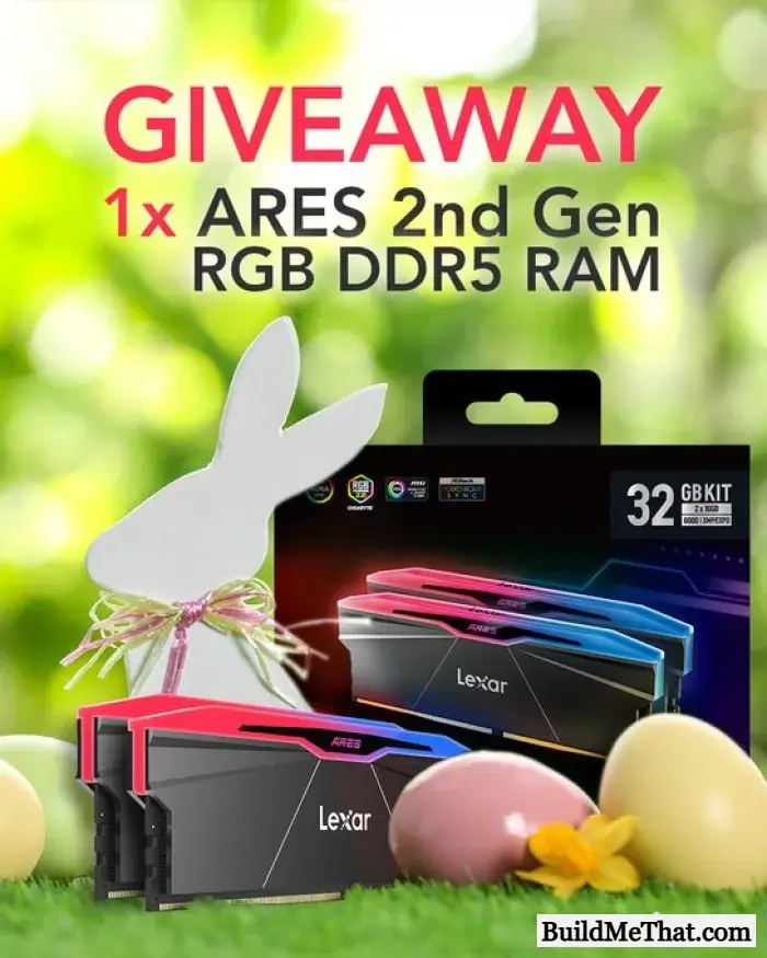 ARES RGB DDR5 32GB Giveaway By Lexar Gaming