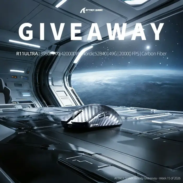 ATTACK SHARK Weekly Giveaway – Week 15 of 2026