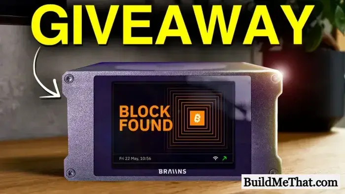 Braiins BMM 101 BTC Lottery Miner Giveaway