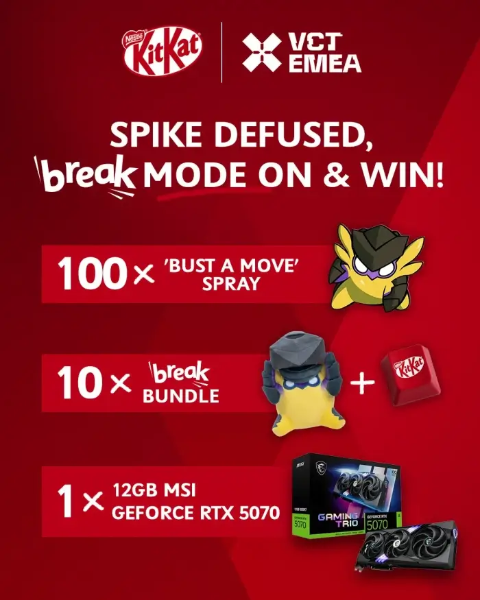 KitKat Gaming – VCT EMEA BREAK MODE ON