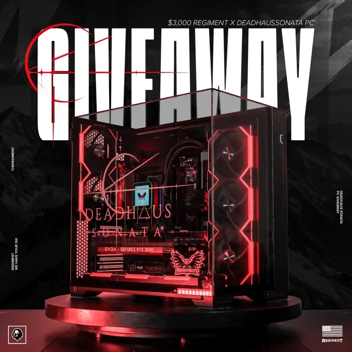 REGIMENT x Deadhaus Sonata $3,000 Gaming PC Giveaway