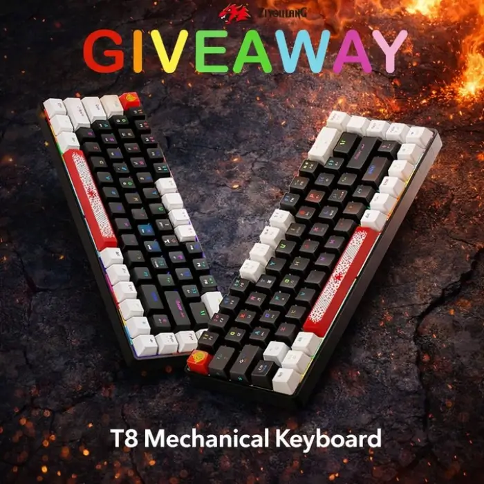 T8 Mechanical Gaming Keyboard Giveaway
