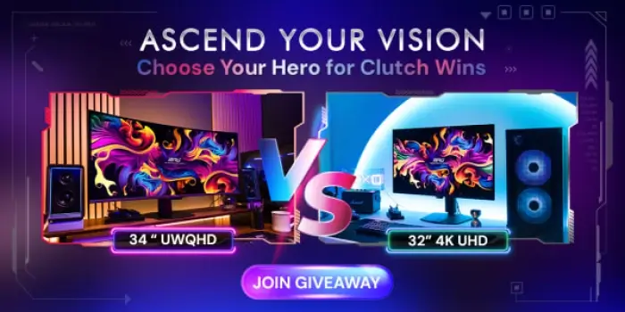 Win 34 or 32 QD-OLED Gaming Monitor From MSI
