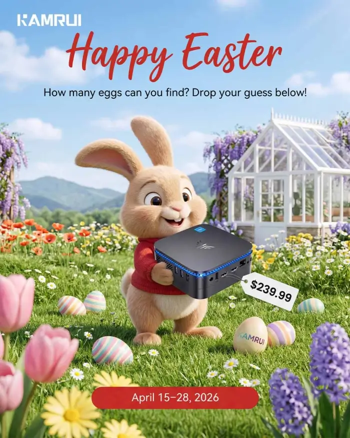 Win Free KAMRUI AK1PLUS Mini PC Sweepstake